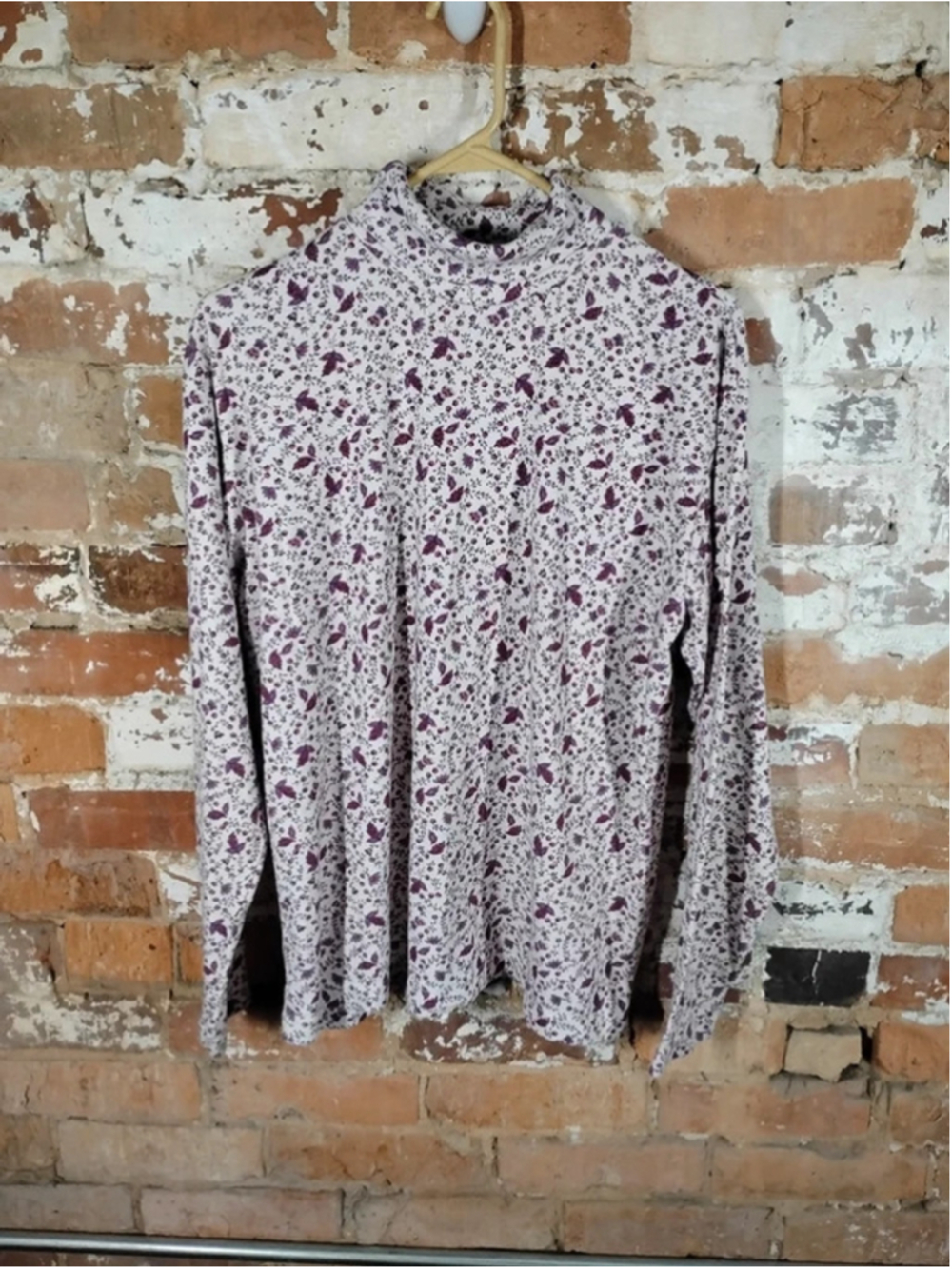 Bobbie Brooks Vintage 90s Floral Turtleneck Women's Size XL